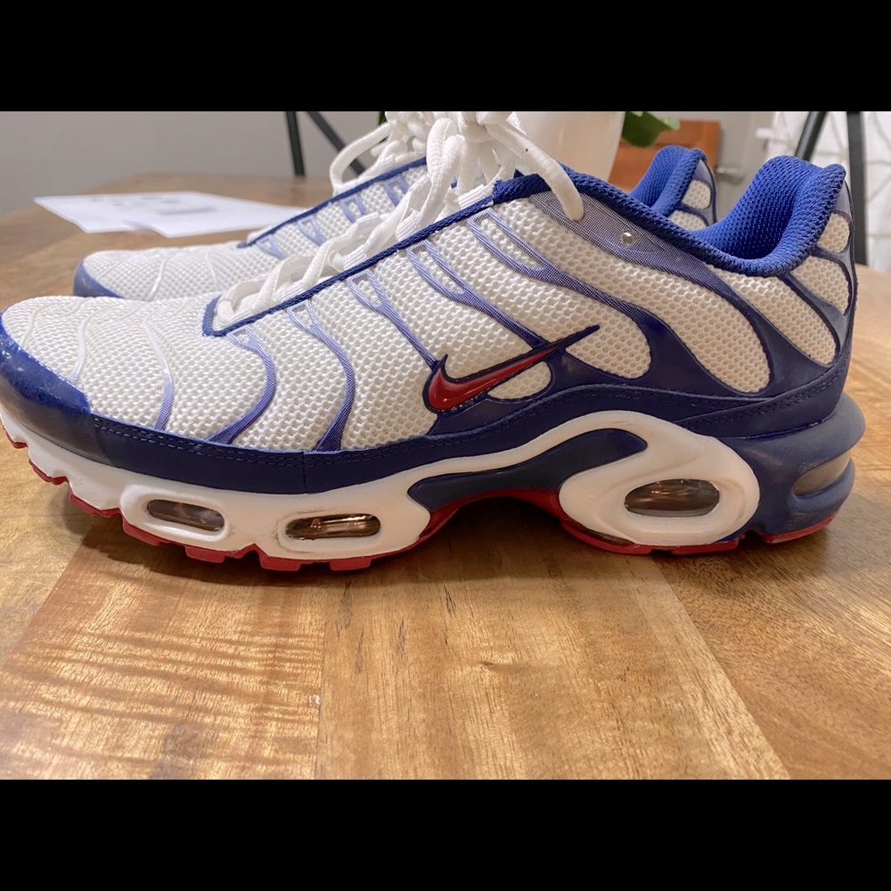 Nike air max plus USA America white gym red blue